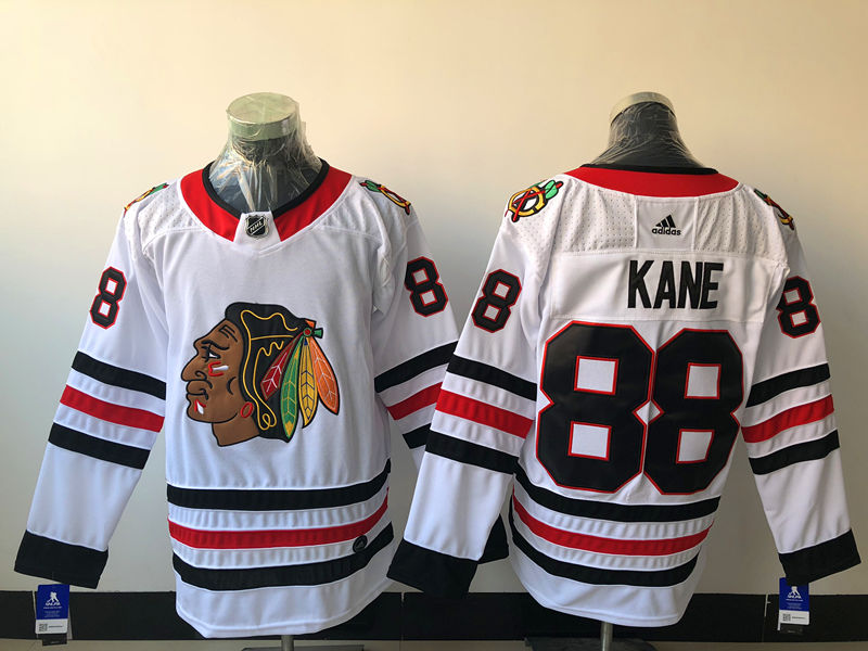 Men's Chicago Blackhawks Patrick Kane #88 White Breakaway Jersey Men's Chicago Blackhawks Patrick Kane #88 White Breakaway Jersey